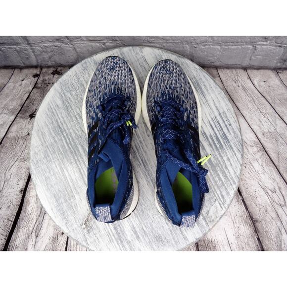 Adidas Pure Boost  Blue/yellow/black Men 12 Used No Box Very Clean Barely Worn - Picture 6 of 9